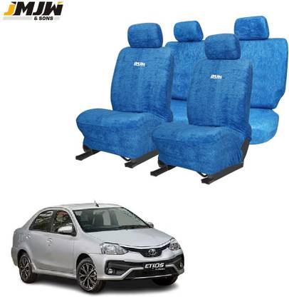 JMJW & SONS Cotton Car Seat Cover For Toyota Etios