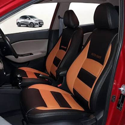 AutoSafe PU Leather Car Seat Cover For Hyundai Xcent