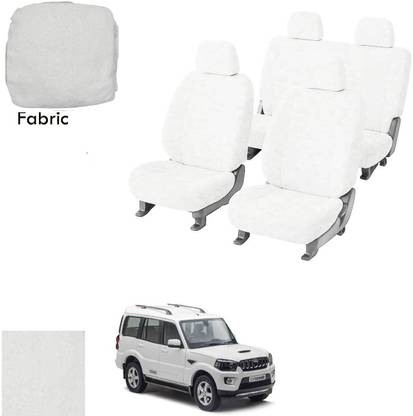Crokrok Fabric Car Seat Cover For Mahindra New Scorpio