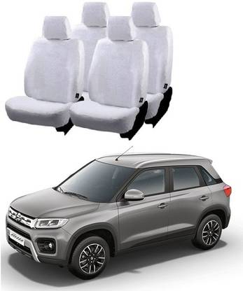 CoverCrafters Cotton Car Seat Cover For Maruti Vitara Brezza