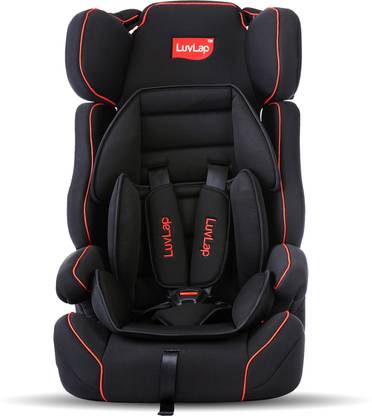LuvLap Comfy Car Seat for Baby & Kids with height adjustable Headrest, 9 M to 12 Yr Baby Car Seat