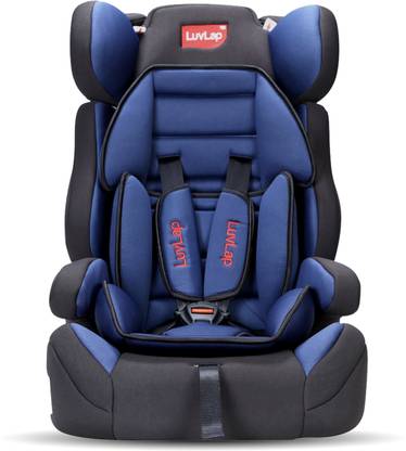 LuvLap Comfy Car Seat for Baby & Kids with height adjustable Headrest, 9 M to 12 Yr Baby Car Seat