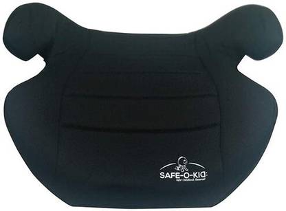 Safe-o-kid Premium Quality Backless Car Booster Seat, Travel Friendly, Plush Padding Car Booster Seat for Kids Baby Car Seat