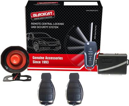 BLACKCAT Car Central Locking System BSA-4D with 2 Remotes, 4 Door Lock Motor Central Locking System