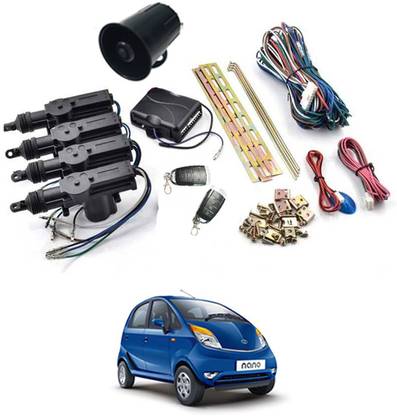 MATIES 4W Remote Central Locking & Security System For Car-Nano Tata 2008 Central Locking System