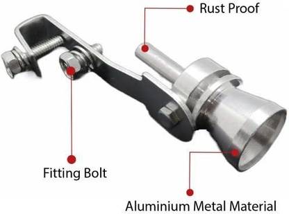 ZULUSTYL Turbo Sound Changer Car Exhaust Silencer Whistle-130  Car Silencer