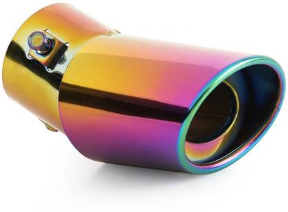 ZRIDE Car Exhaust Dummy - Modify Silencer Muffler Show Piece Rainbow Color  Car Silencer