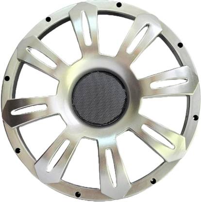 TOYOTONE High Impact ABS Plastic Hollow Mesh Subwoofer & Woofer Cabinet Grill(Silver) Car Speaker Grill