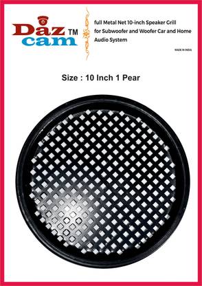 Daz Cam Full Metal Net 10 Inch Speaker Grill for Subwoofer Woofer Car &Home Audio System Car Speaker Grill