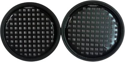 UNISHOPPE Metal mesh Grill 8 inches for car and Home Theatre System 2 Pcs with Clamps and Screws included Car Speaker Grill