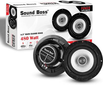 Sound Boss SB-009CX 6.5 Inch 2-Way 480W Max Rain-Guard Coaxial Car Speaker