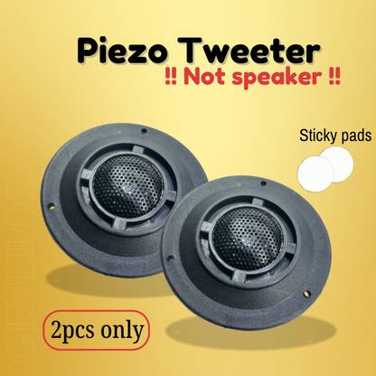 Generox 97DB Piezo Tweeter (1 Pair) 8 ohms Tweeter Car Speaker
