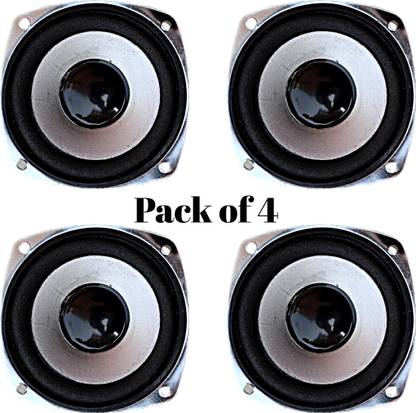 Electronics Crafts 3 inch speaker 70 mm Diameter 4 Ohm Max. 20W Speaker for Coaxial Car Speaker 3 inch 20 watt speakar pack of 4 Coaxial Car Speaker