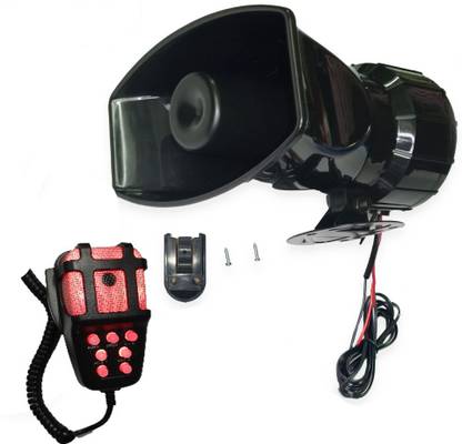 SARRA 7 tone mic siren for universal car ,bike and bus siren color mic with siren car and bike horn Component Car Speaker