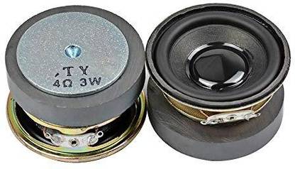 DIYtronics 2 Inch Speaker 2 Pcs 2 Inch Audio 52mm 4 Ohm 3W Loudspeaker for Home Theater Bluetooth Coaxial Car Speaker