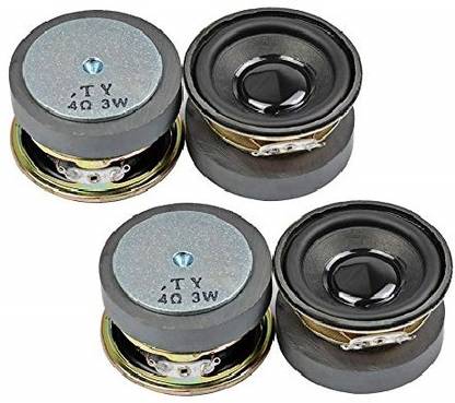 ERHIndia 2 inch speaker 4 Pcs 2 Inch Audio Speaker 52mm 4 Ohm Portable Bluetooth speakers Coaxial Car Speaker