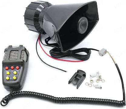 Wifton Loud Sound Police Siren Horn w/ MIC Speaker Warning Alarm Electronic Horn 7TS-21 Component Car Speaker