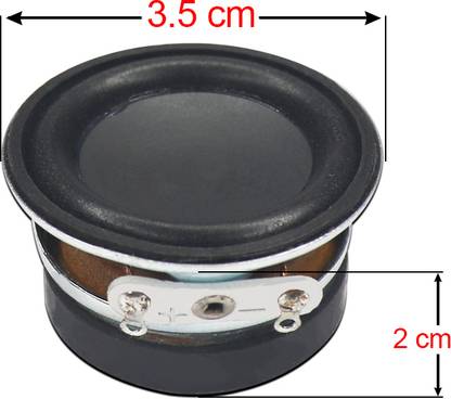 Electronic Spices 1.5 inch 4Ω (ohm) 2W power audio woofer 1.5 inch 4Ω (ohm) 2W power audio woofer speaker Component Car Speaker