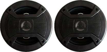 TECH-LOBBY 666 Thunderpeak TL-Inbuild Tweeter (6 inch) 2-Way Coaxial Speakers (Black), Peak 900W PMPO Coaxial Car Speaker