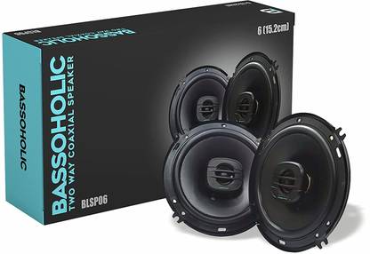BASSOHOLIC BLSP06 Two Way 6 Inches High Bass Coaxial Car Speaker