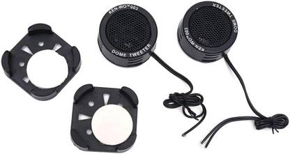 Esptronics 1 Pair 003 Small Tweeter 1 Pair 003 Small for CaTweeter r Speaker Doom 1.5 inch 120 Watts Black Tweeter Car Speaker