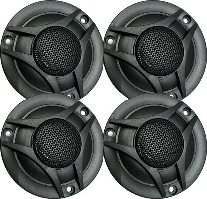 TOYOTONE 3 Inch High Power Dome Tweeter for Car & Home Music Treble Diaphragm (Pack of 4) TT102B Tweeter Car Speaker