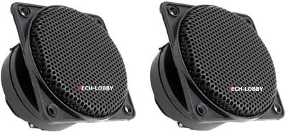 TradeZ Piezo 106 TL-M106 Piezo Car Tweeters – 600W, Universal Fit, Black – Set of 2 Tweeter Car Speaker