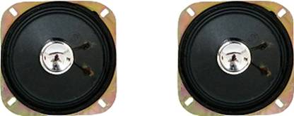 Electronics Crafts 4 inch speakar 4ohm 10 watt 4'' speakar (4 ohm 10 watt ) pack of 2 Coaxial Car Speaker