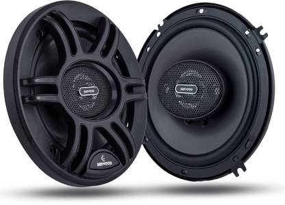 Denwood DW-680 6" Inch Round 3 Way High Performance Coaxial Car Speaker with PP Injection Membrane Rubber Cone 6 Inch 380W (1)Pair (Black) Coaxial Car Speaker