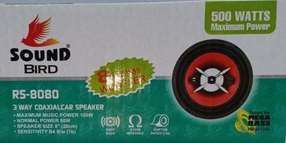 sound bird RS-8080 8 INCHES CAR SPEAKER Coaxial Car Speaker
