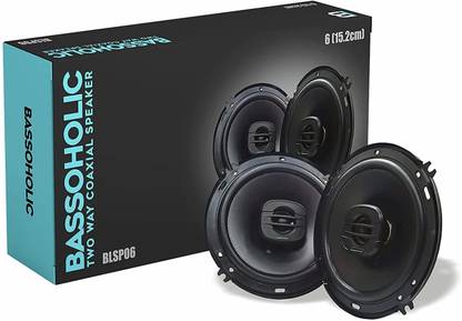 BASSOHOLIC BLSP06 Two Way 6 Inches High Bass Coaxial Car Speaker