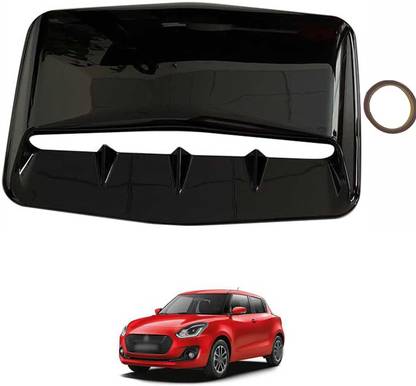 PRTEK Hood Vent Universal Air Intake Grille Inlet Trim Decor Cover Swift Dzire Car Spoiler