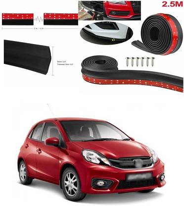 PROEDITION front lip,Front Bumper Lip ,Carbon Lip ,Side Skirt, front lip spoiler For Brio Car Beading Roll For Bonnet, Bumper, Trunk