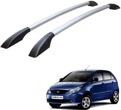 CARXTREME Tata Vista Roof Rail Silver Car Spoiler