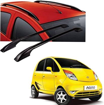 CARXTREME Tata Nano Roof Rails Black Car Spoiler