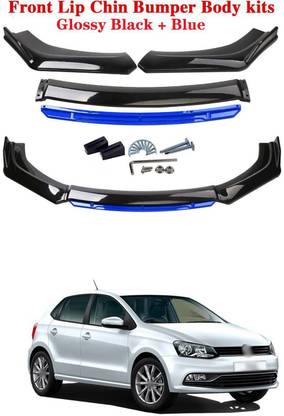 XZRTZ Car Front Bumper Spoiler Splitter Body Kit Side Skirt Front Bumper Guard 507 Matte, Glossy Volkswagen Polo GT Front Garnish