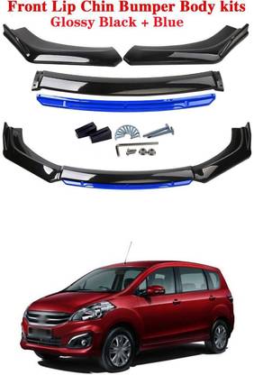 XZRTZ Car Front Bumper Spoiler Splitter Body Kit Side Skirt Front Bumper Guard 424 Matte, Glossy Maruti Ertiga Front Garnish