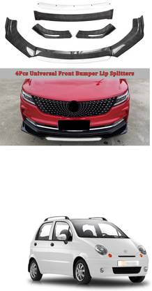 XZRTZ Car Front Bumper Spoiler Splitter Body Kit Side Skirt Front Bumper Guard 821 Matte, Glossy Daewoo Matiz Front Garnish