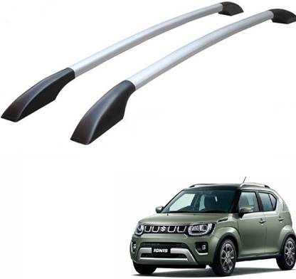 CARXTREME Maruti Suzuki Ignis Roof Rail Silver Car Spoiler