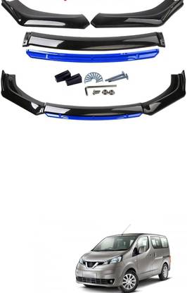 XZRTZ Car Front Bumper Spoiler Splitter Body Kit Side Skirt Front Bumper Guard 438 Matte, Glossy Nissan Evalia Front Garnish