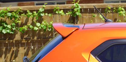 AutoZone Car Spoiler for Tata Punch for Year 2021-2023 Models in Atomic Orange- Car Spoiler
