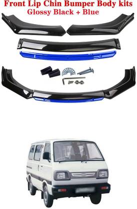 XZRTZ Car Front Bumper Spoiler Splitter Body Kit Side Skirt Front Bumper Guard 427 Matte, Glossy Maruti Omni Front Garnish