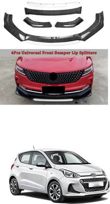 XZRTZ Car Front Bumper Spoiler Splitter Body Kit Side Skirt Front Bumper Guard 854 Matte, Glossy Hyundai i10 Front Garnish