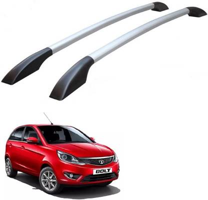 CARXTREME Tata Bolt On Roof Rack Silver Car Spoiler