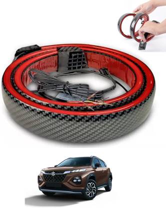AYW Spolier LED Car Tail Strip Brake Light/Turn Signal For Fronx Maruti 2023 Car Spoiler