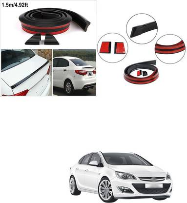 PROEDITION Rear Strip Splitter Spoiler Side Skirt Rubber Carbon Fiber For Opel Astra Car Beading Roll For Bonnet, Bumper, Trunk