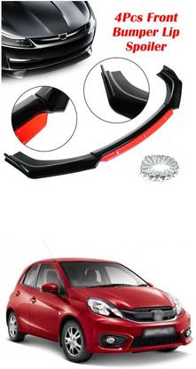 XZRTZ Car Front Bumper Spoiler Splitter Body Kit Side Skirt Front Bumper Guard 524 Matte, Glossy Honda Brio Front Garnish