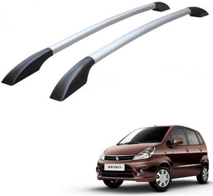 CARXTREME Silver Maruti Zen Estilo Roof Rails (Onwards 2006) Car Spoiler