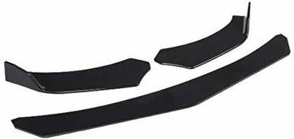 Auto MT Universal ABS 3pcs Car Front Bumper Spoiler Lip Chin Up Body Kit Splitter Car Spoiler