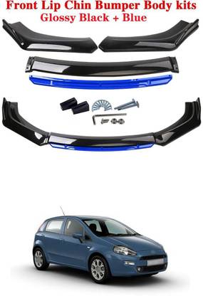 XZRTZ Car Front Bumper Spoiler Splitter Body Kit Side Skirt Front Bumper Guard 314 Matte, Glossy Fiat Punto Front Garnish